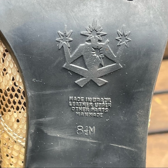 Sam and Libby Rider Leather Snakeskin Style Western Bootie, Size 8.5 - Picture 12 of 12